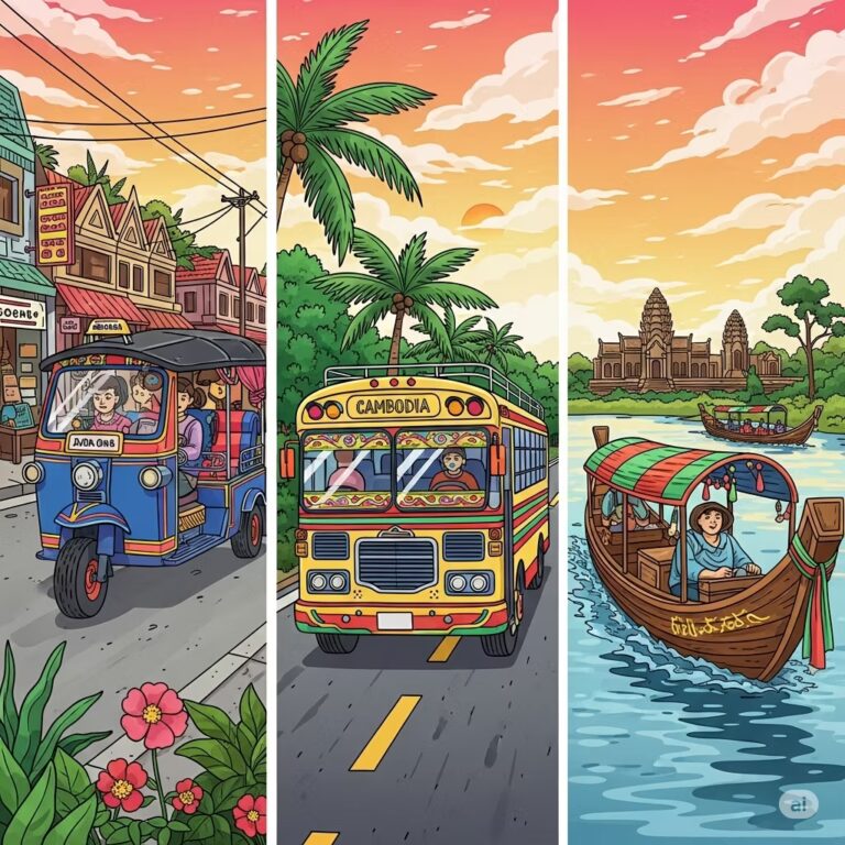 Se déplacer au Cambodge : Le Guide Ultime des Transports
