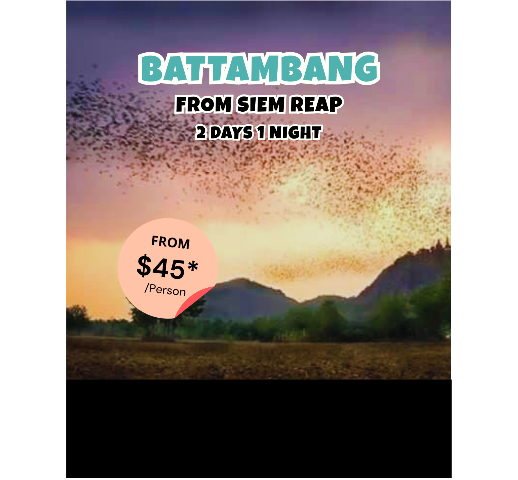 Siem Reap ⇄ Battambang Trip (2D/1N)