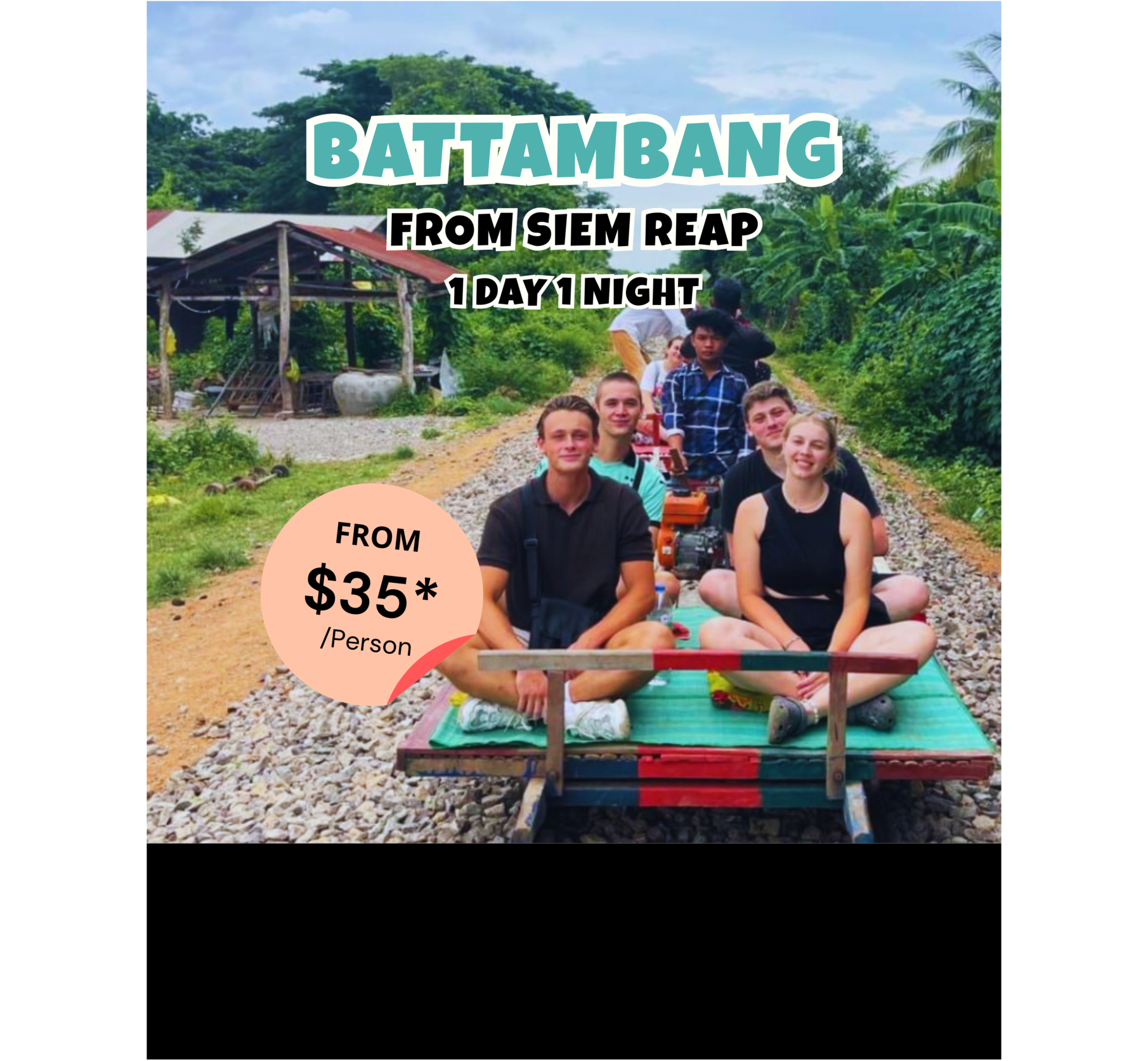 Siem Reap ⇄ Battambang Trip (1D/1N)